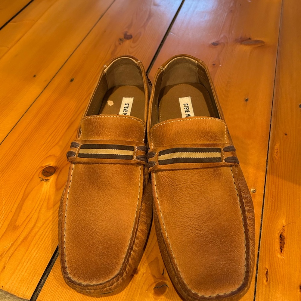 Steve Madden Men's Brown Slip-On Loafers